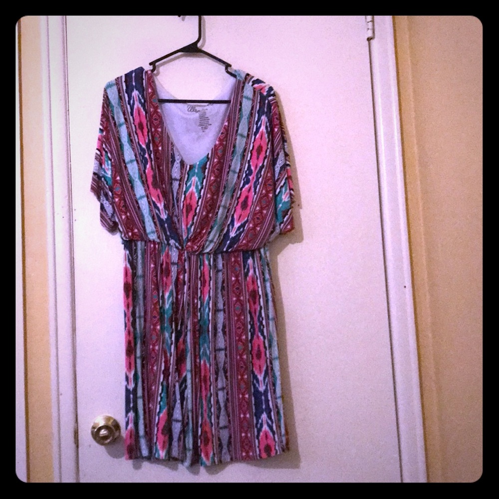 Casual Patterned Dress Wrangler